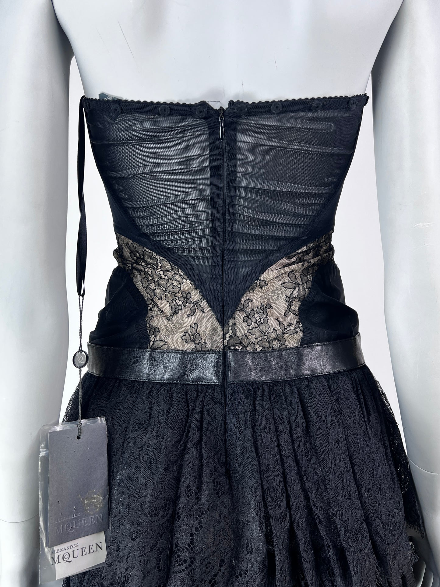 Alexander McQueen Fall 2003 Lace Corset Dress
