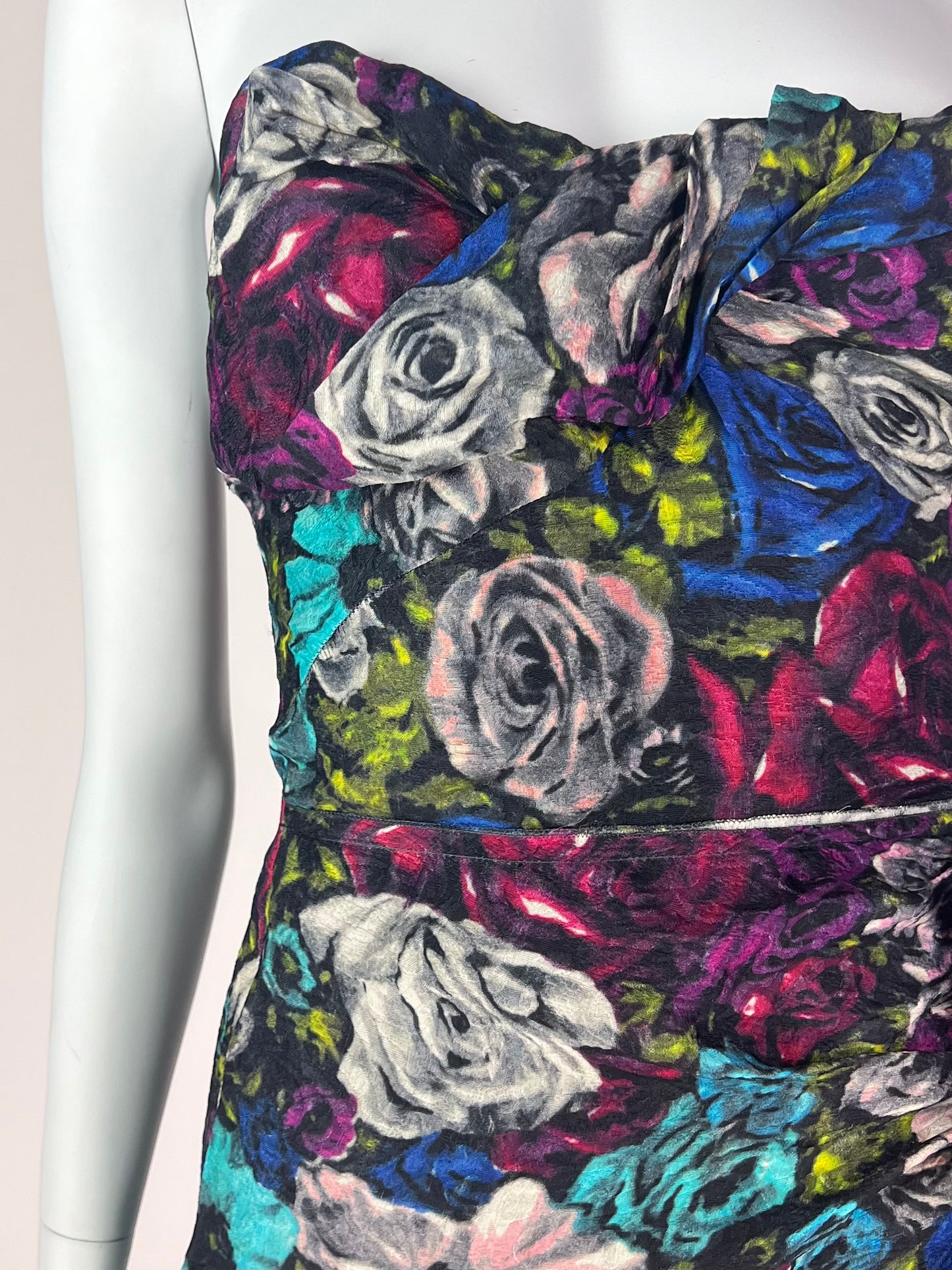 Lanvin by Alber Elbaz Resort 2010 Dramatic Floral Silk Gown