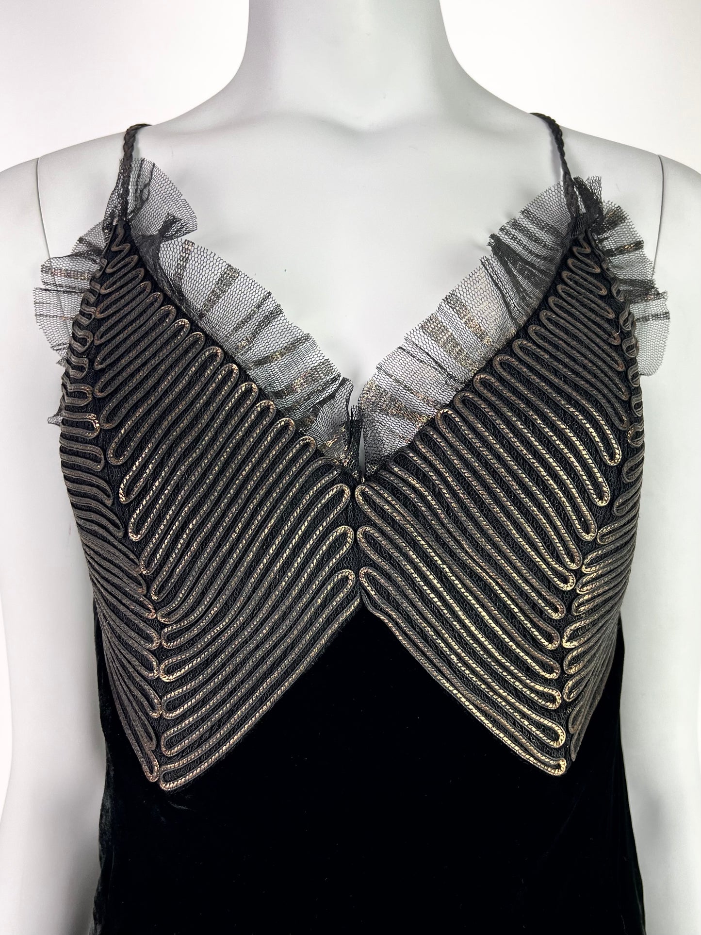 Jean-Paul Gaultier Fall 2006 Velvet Gown