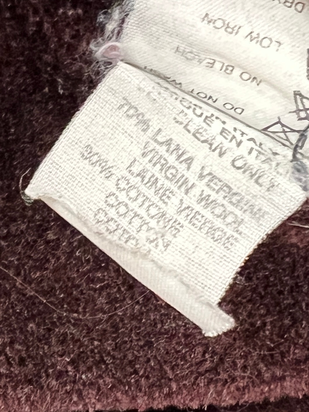 Dolce & Gabbana Fall 1990 Plush Oversized Wool Coat