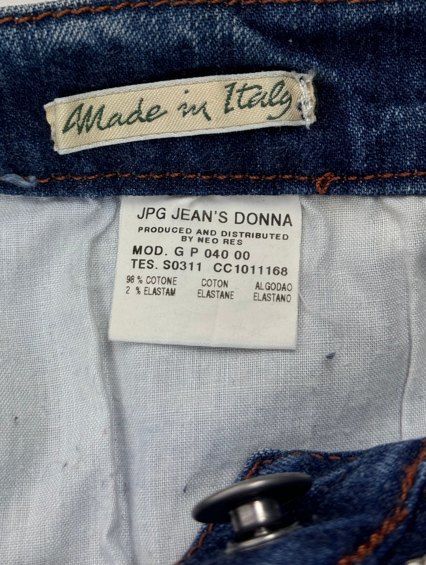 Rare 1990s Jean-Paul Gaultier JPG Jean’s Stockings Shorts-to-Jeans