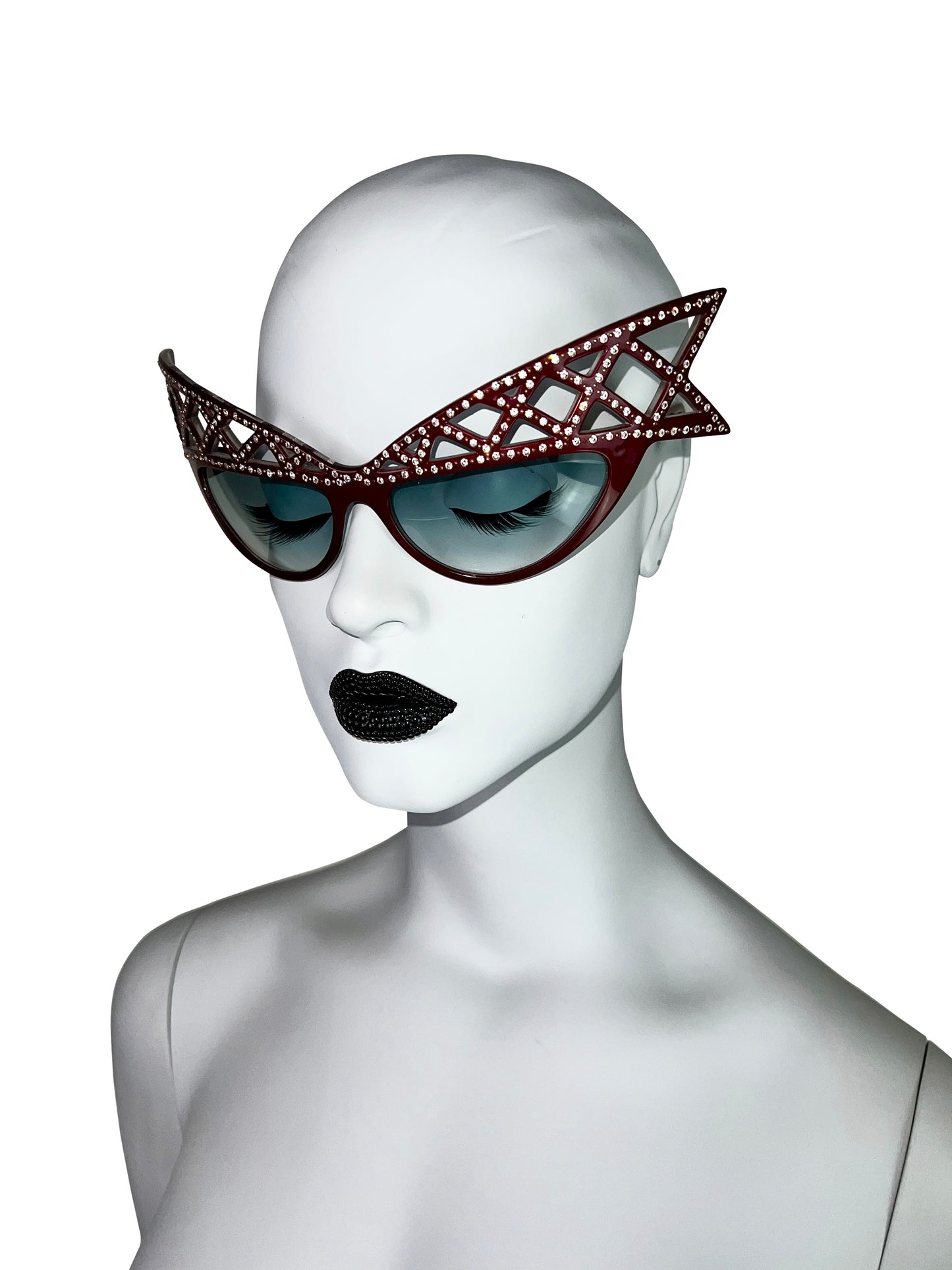 Alain Mikli 1981 Bedazzled “WINGS” Sunglasses