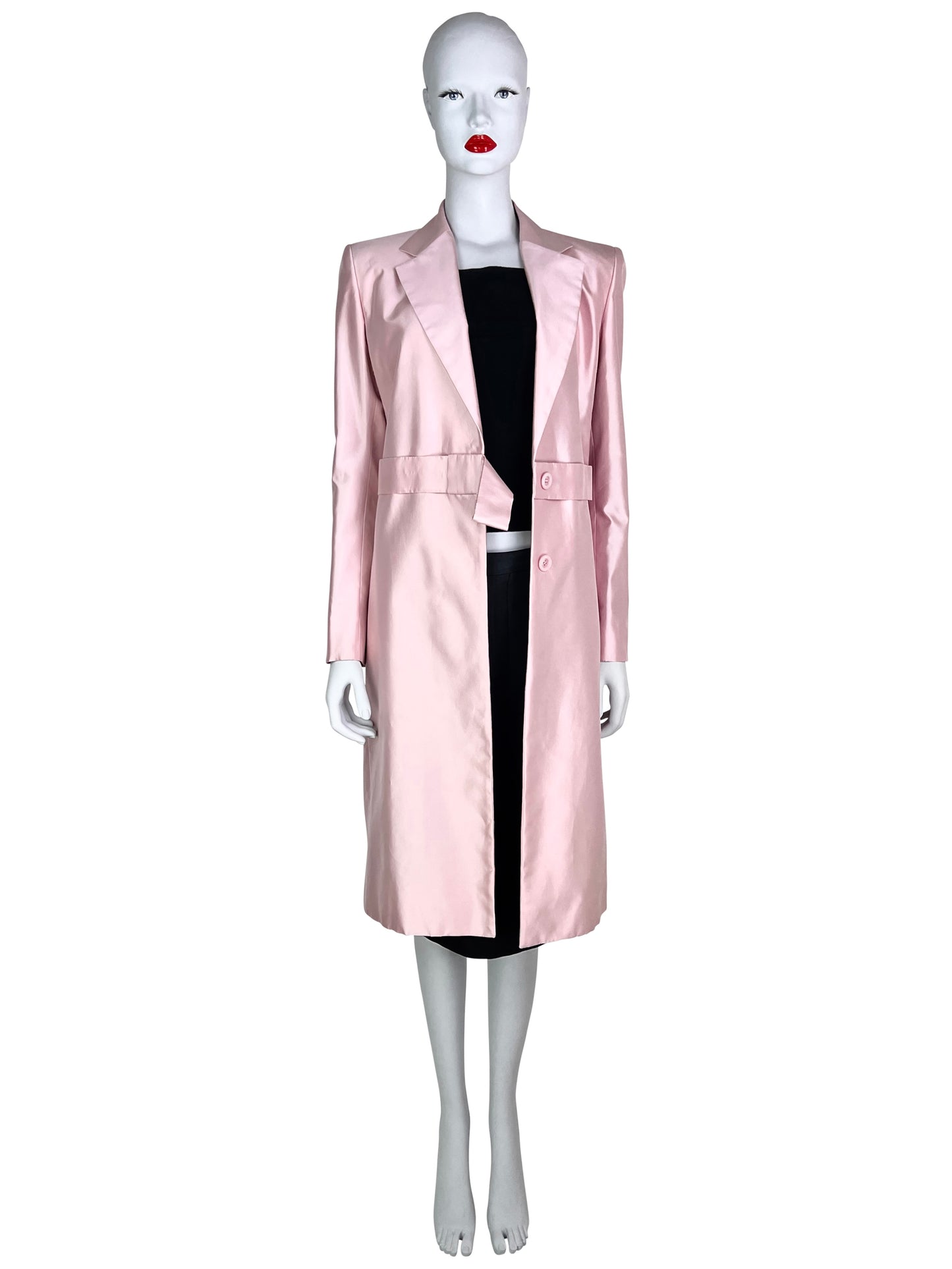 Gucci Spring 1998 Silk Coat in Pink