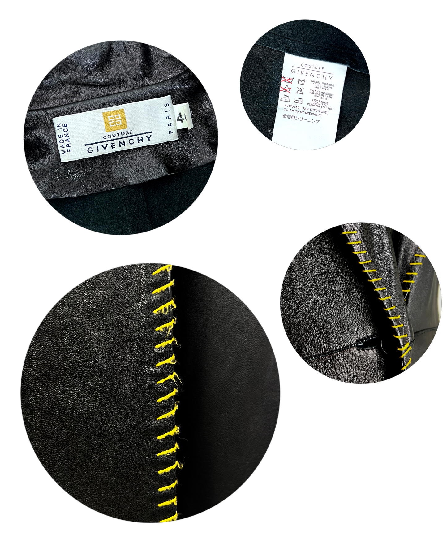 Alexander McQueen for Givenchy Spring 2000 Leather Coat