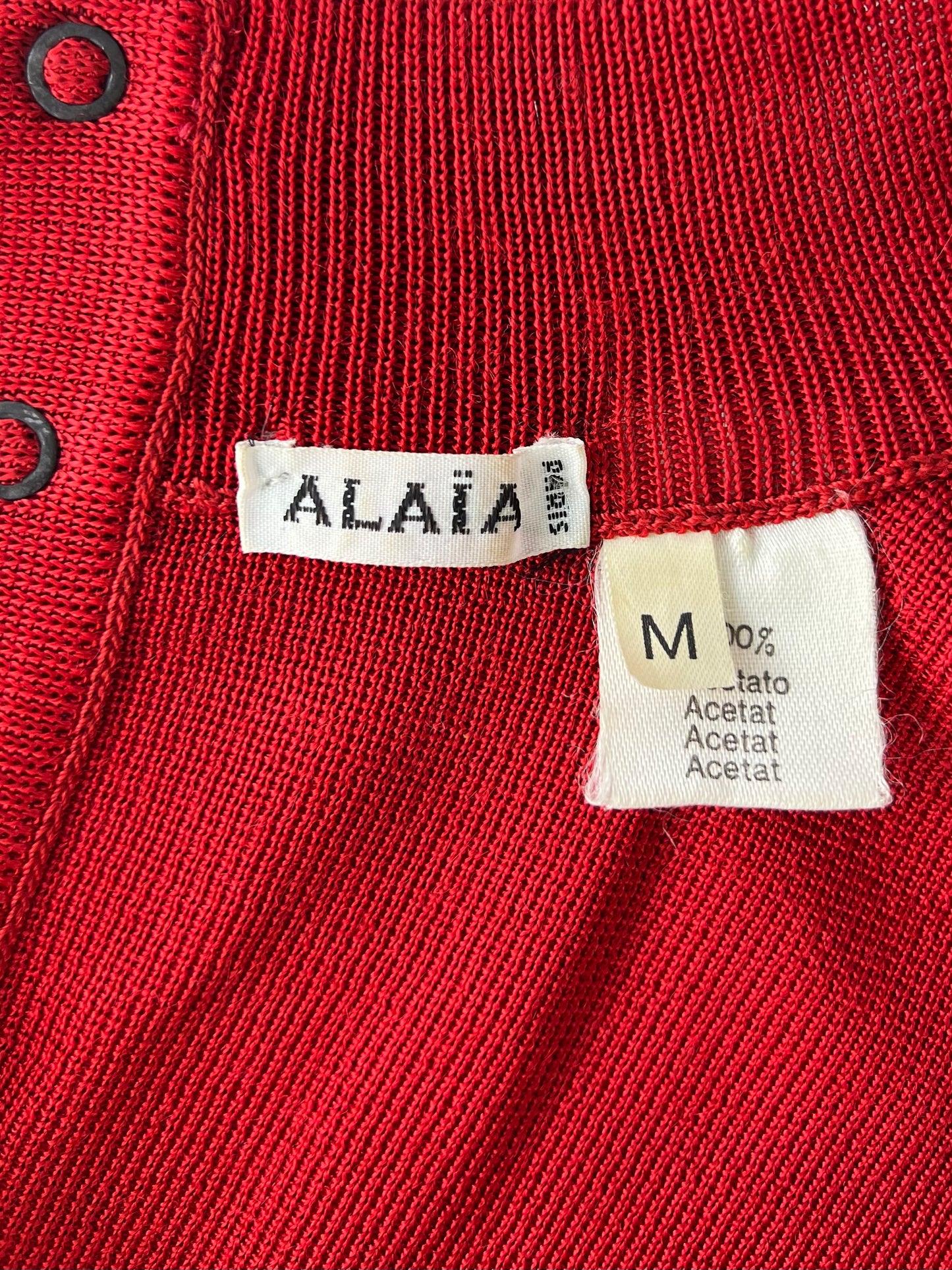 Azzedine Alaïa Spring 1986 Little Red Dress