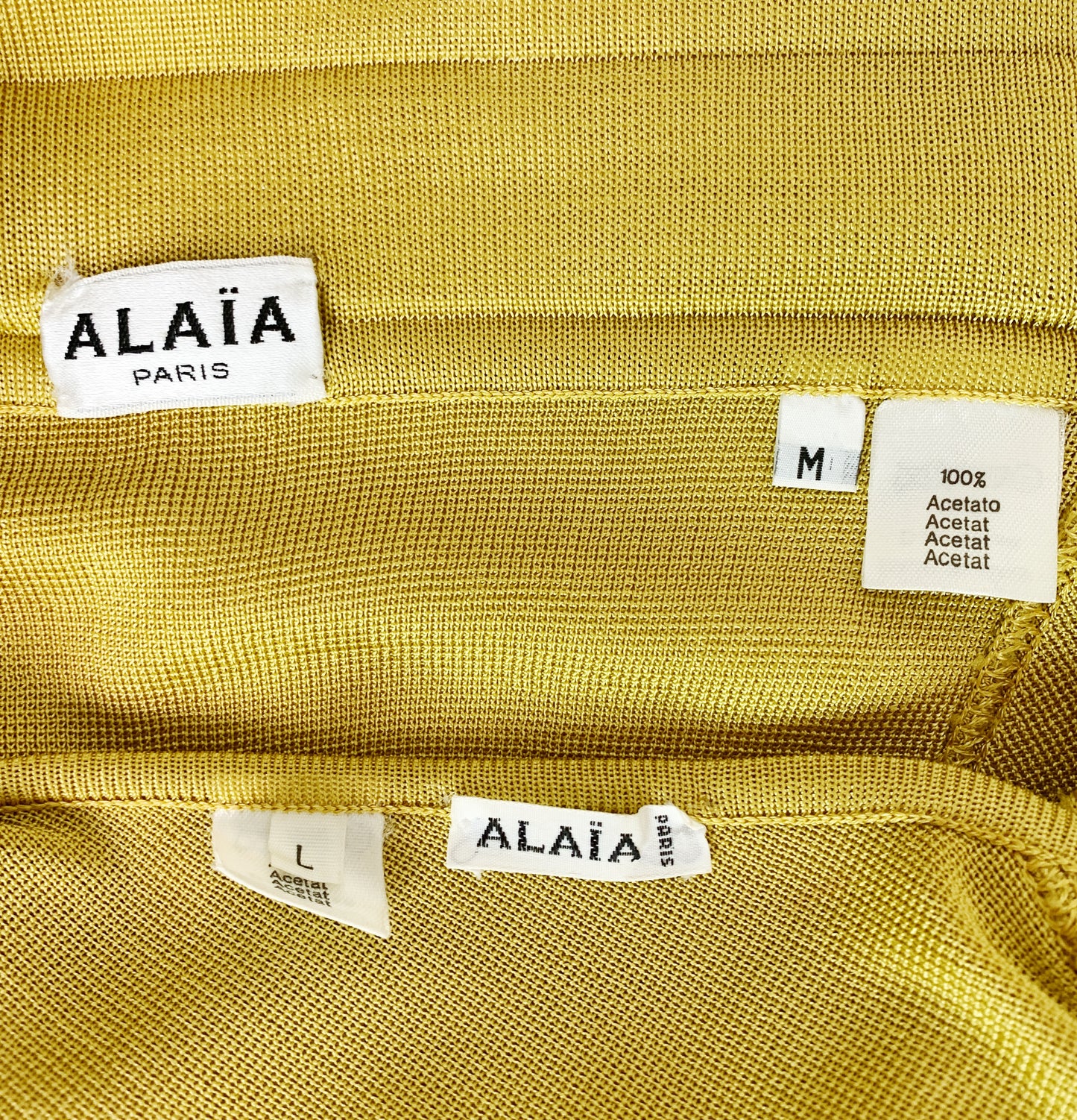 Azzedine Alaïa Spring 1986 Bandage Skirt and Bodysuit set