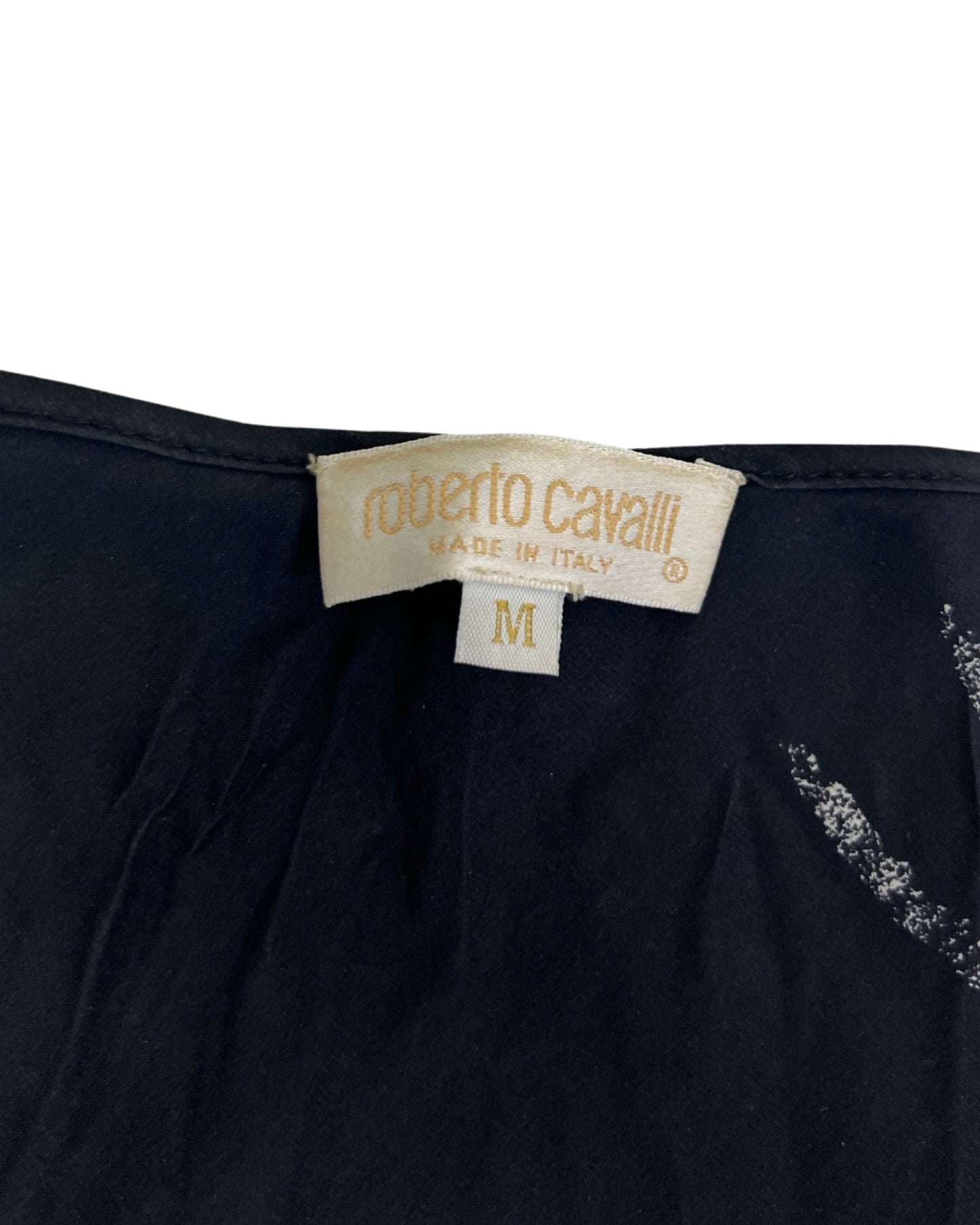 Roberto Cavalli Spring 2000 Printed Silk Dress