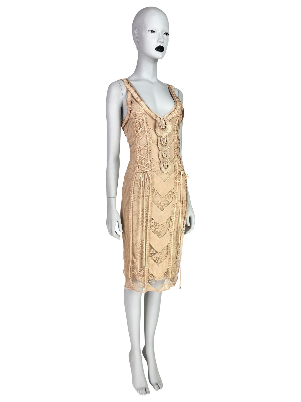 Dior by John Galliano Spring 2006 Knit Playsuit Dress