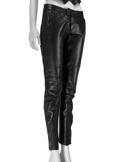 Gucci by Tom Ford Spring 1999 Leather Biker Pants