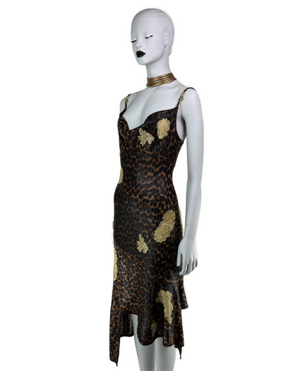 Dior by John Galliano Fall 2000 RTW Runway Leopard Slip Dress