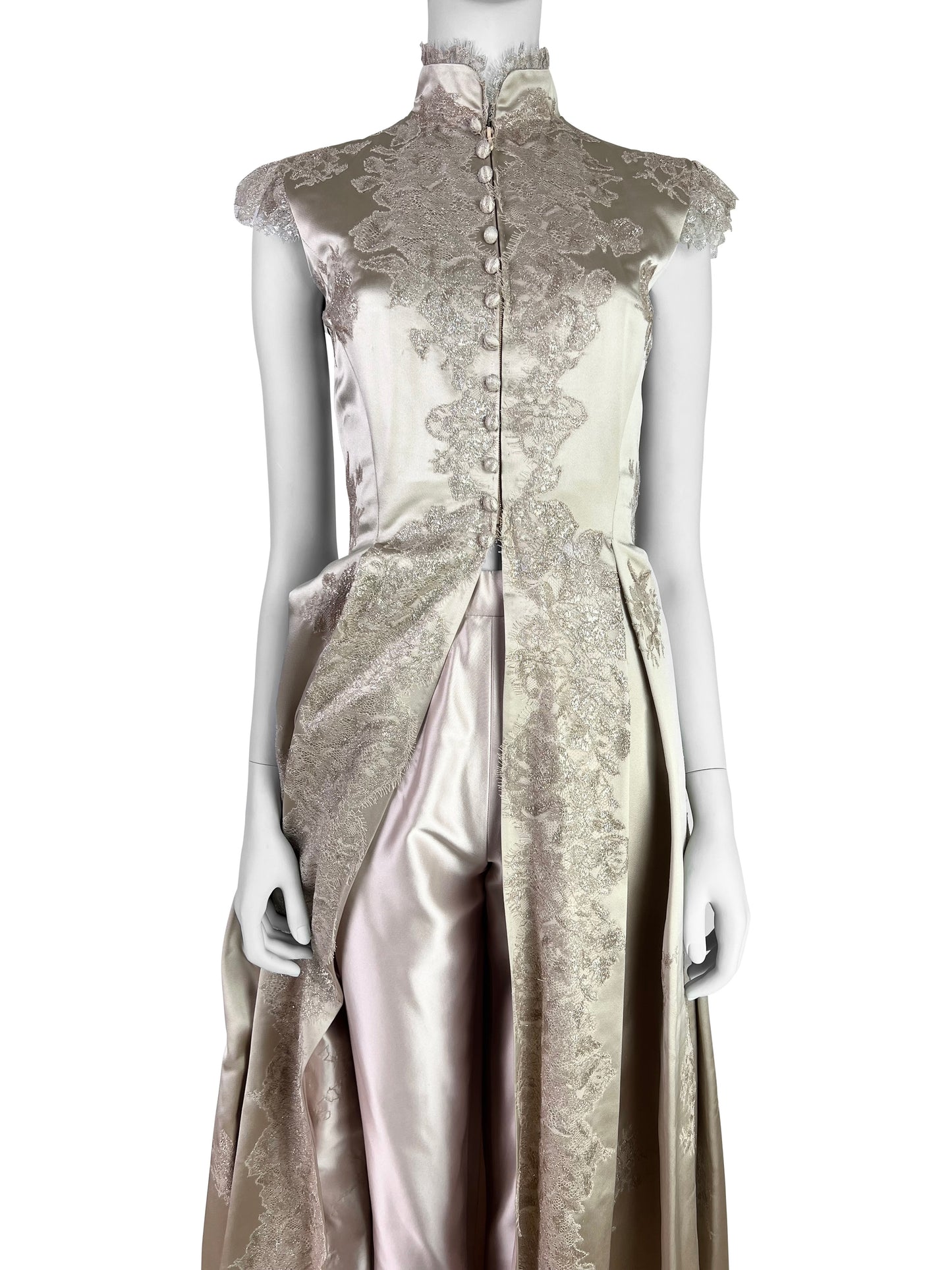 Haute Couture Pierre Balmain by Oscar de la Renta Fall 1998 Runway Ensemble