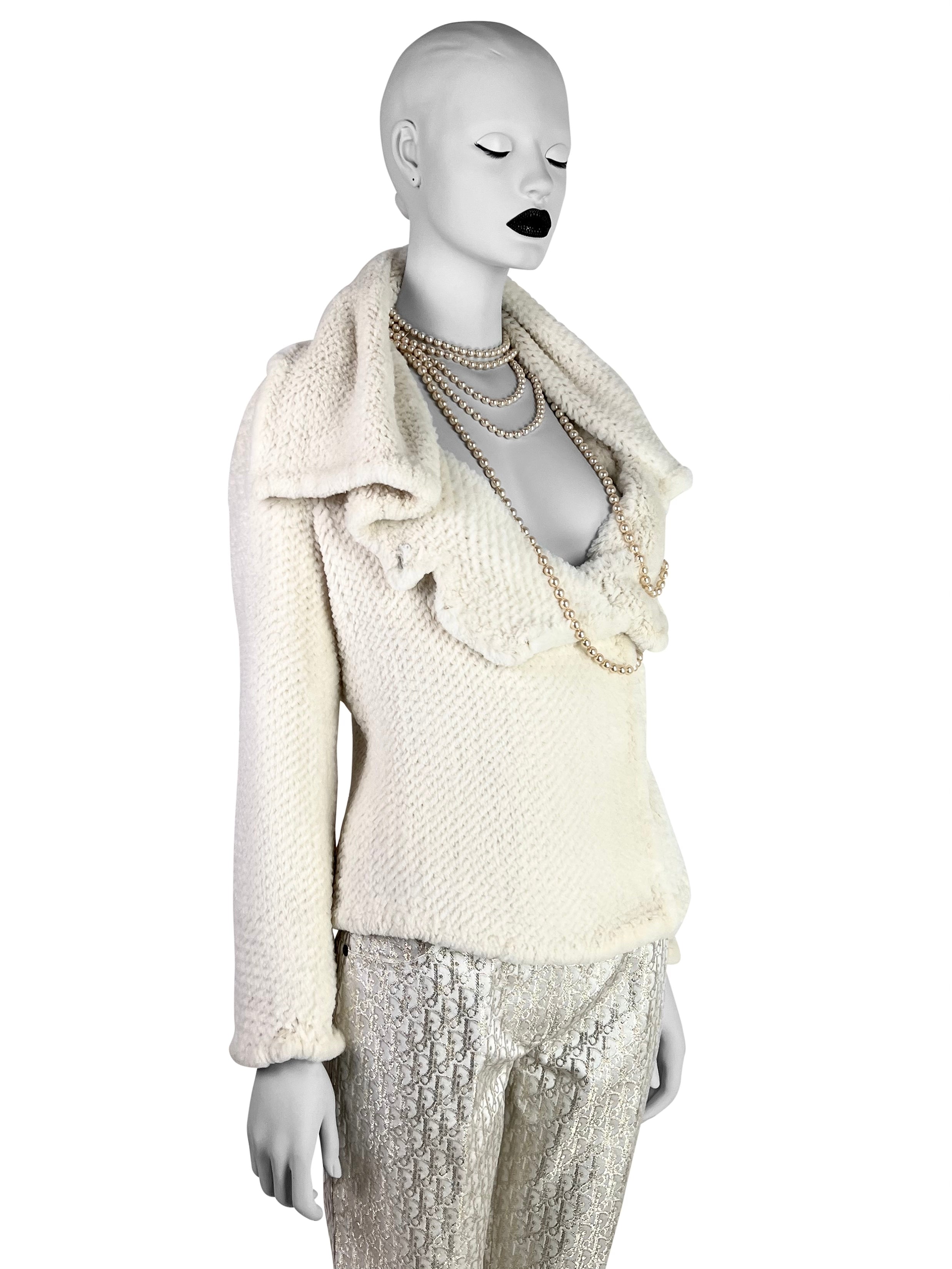 Dior Fall 2005 Knitted Mink Fur Jacket