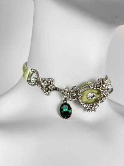 Dior by John Galliano Spring 2005 RTW Runway Velvet Choker