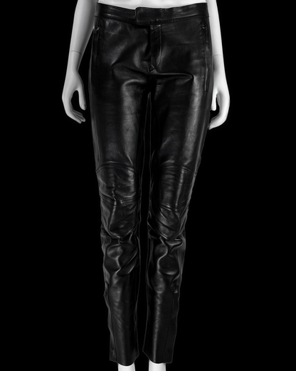 Gucci by Tom Ford Spring 1999 Leather Biker Pants