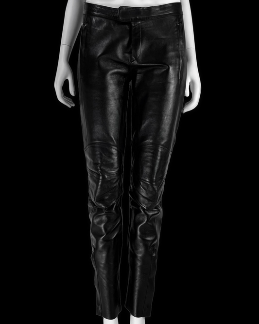 Gucci by Tom Ford Spring 1999 Leather Biker Pants