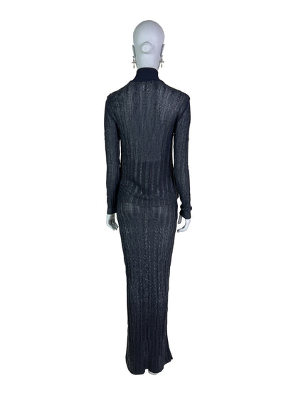 Dior Spring 1999 RTW 3-pieces Rubber Knitted Ensemble