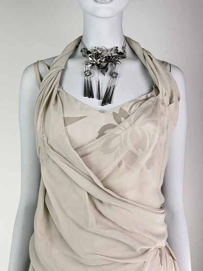 Dior by John Galliano Fall 2006 RTW Silk Ruffle Dress