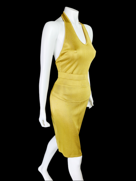 Azzedine Alaïa Spring 1986 Bandage Skirt and Bodysuit set
