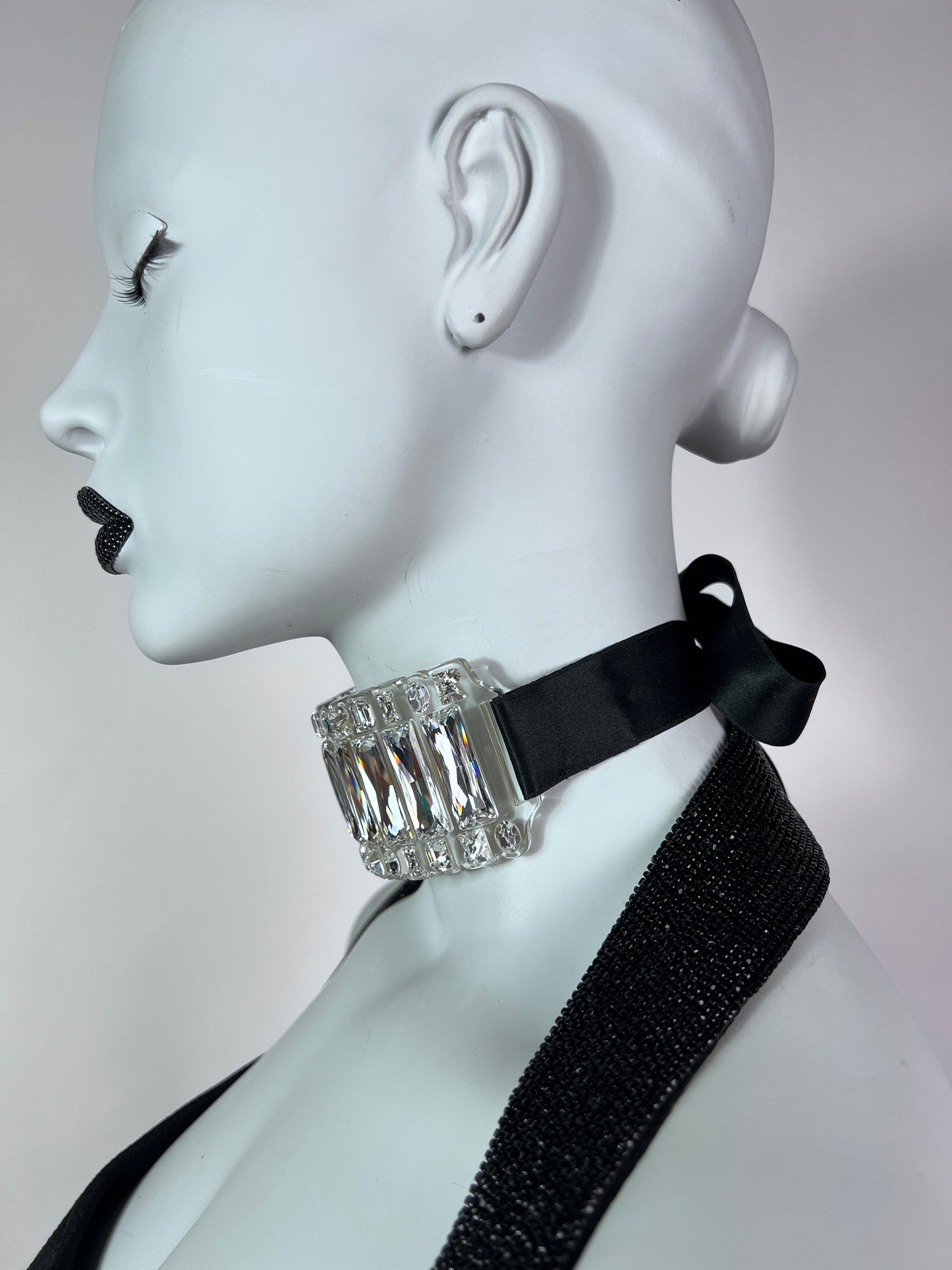 Dior by John Galliano Spring 2004 Runway Plexiglass Crystal Choker