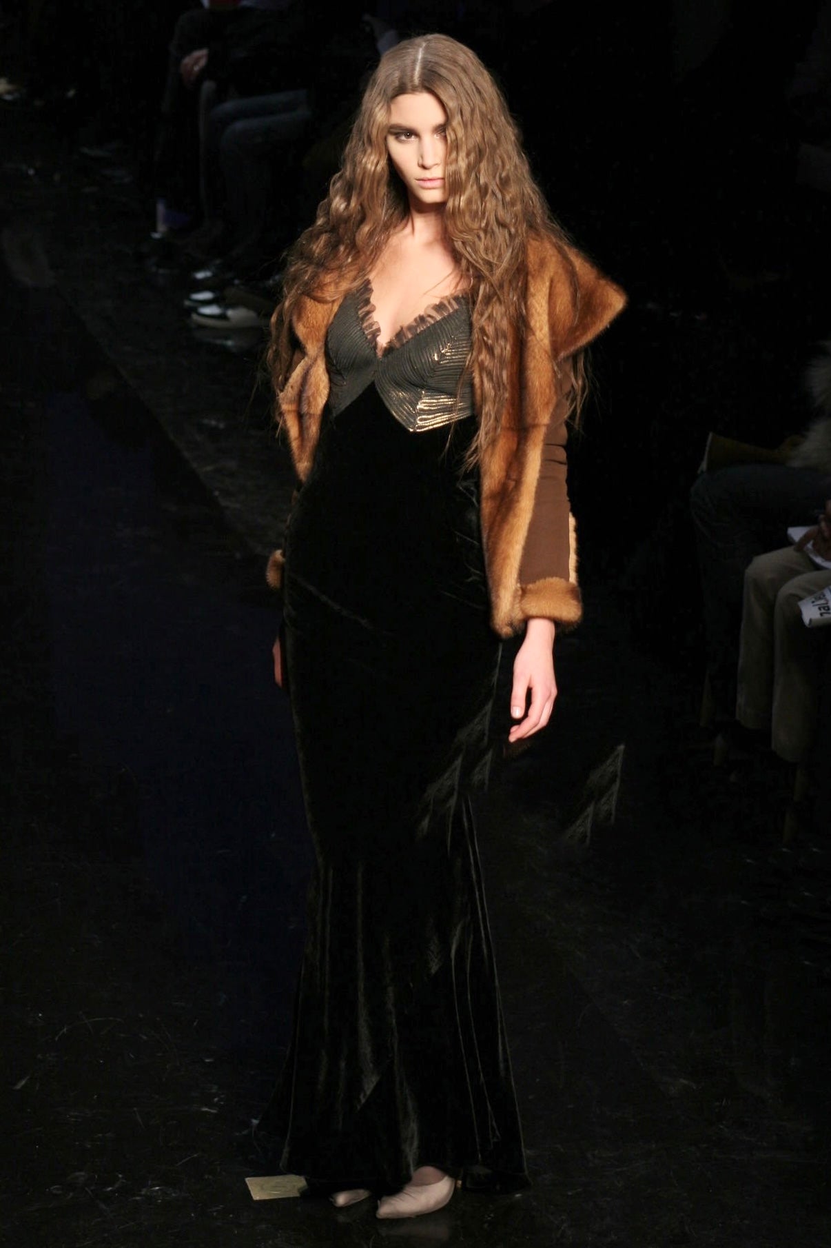 Jean-Paul Gaultier Fall 2006 Velvet Gown
