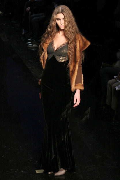 Jean-Paul Gaultier Fall 2006 Velvet Gown