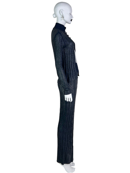 Dior Spring 1999 RTW 3-pieces Rubber Knitted Ensemble