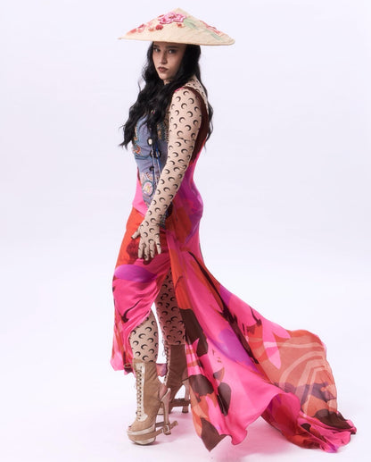 Christian Lacroix Spring 2003 Silk Gown