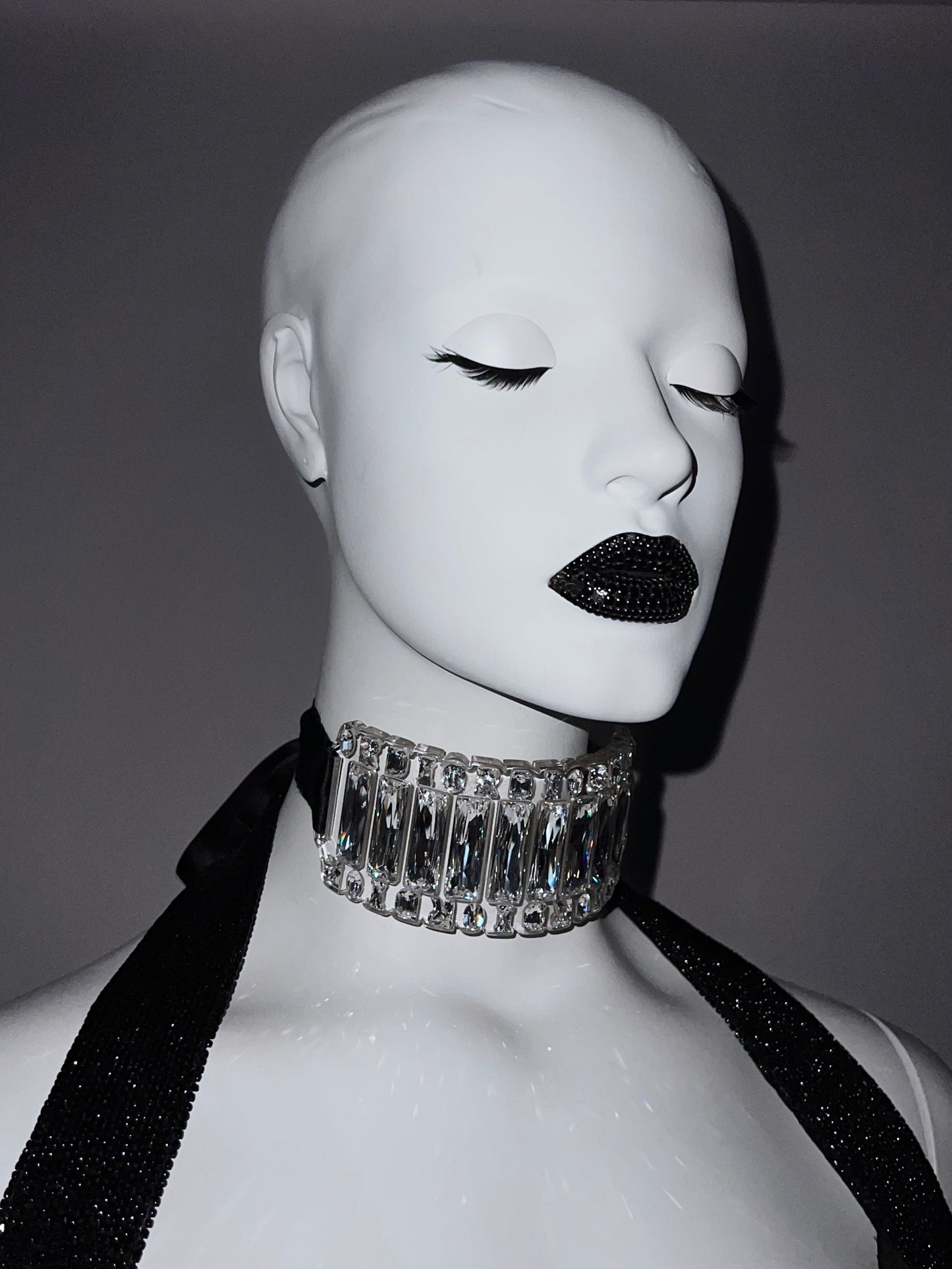 Dior by John Galliano Spring 2004 Runway Plexiglass Crystal Choker