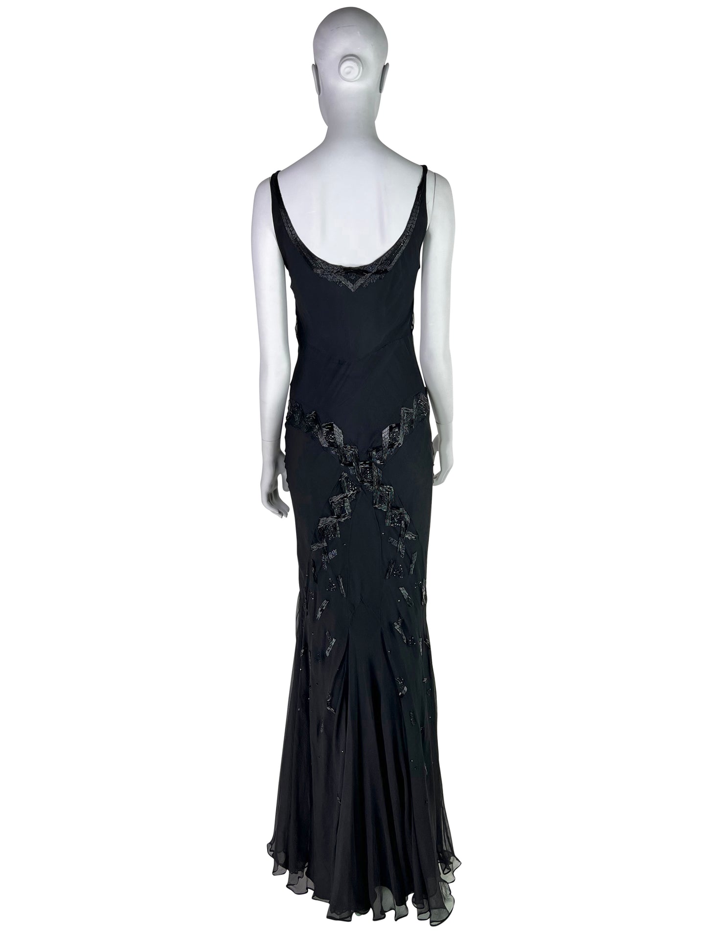 Dior by John Galliano Fall 2002 Bias Cut Beaded Gown