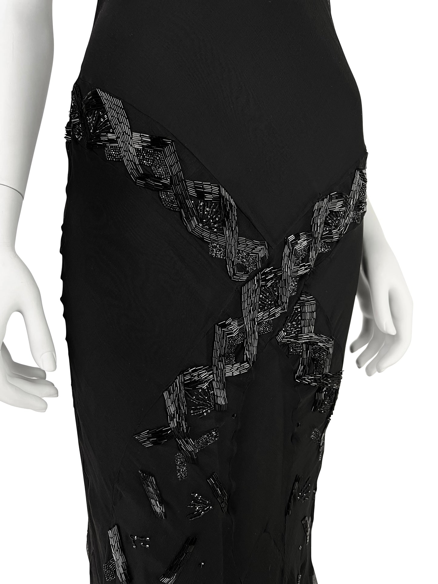 Dior by John Galliano Fall 2002 Bias Cut Beaded Gown