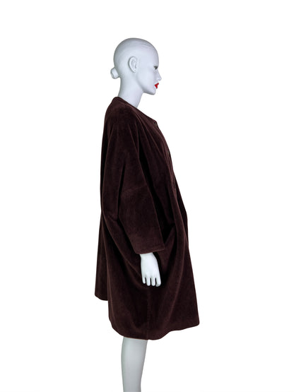 Dolce & Gabbana Fall 1990 Plush Oversized Wool Coat