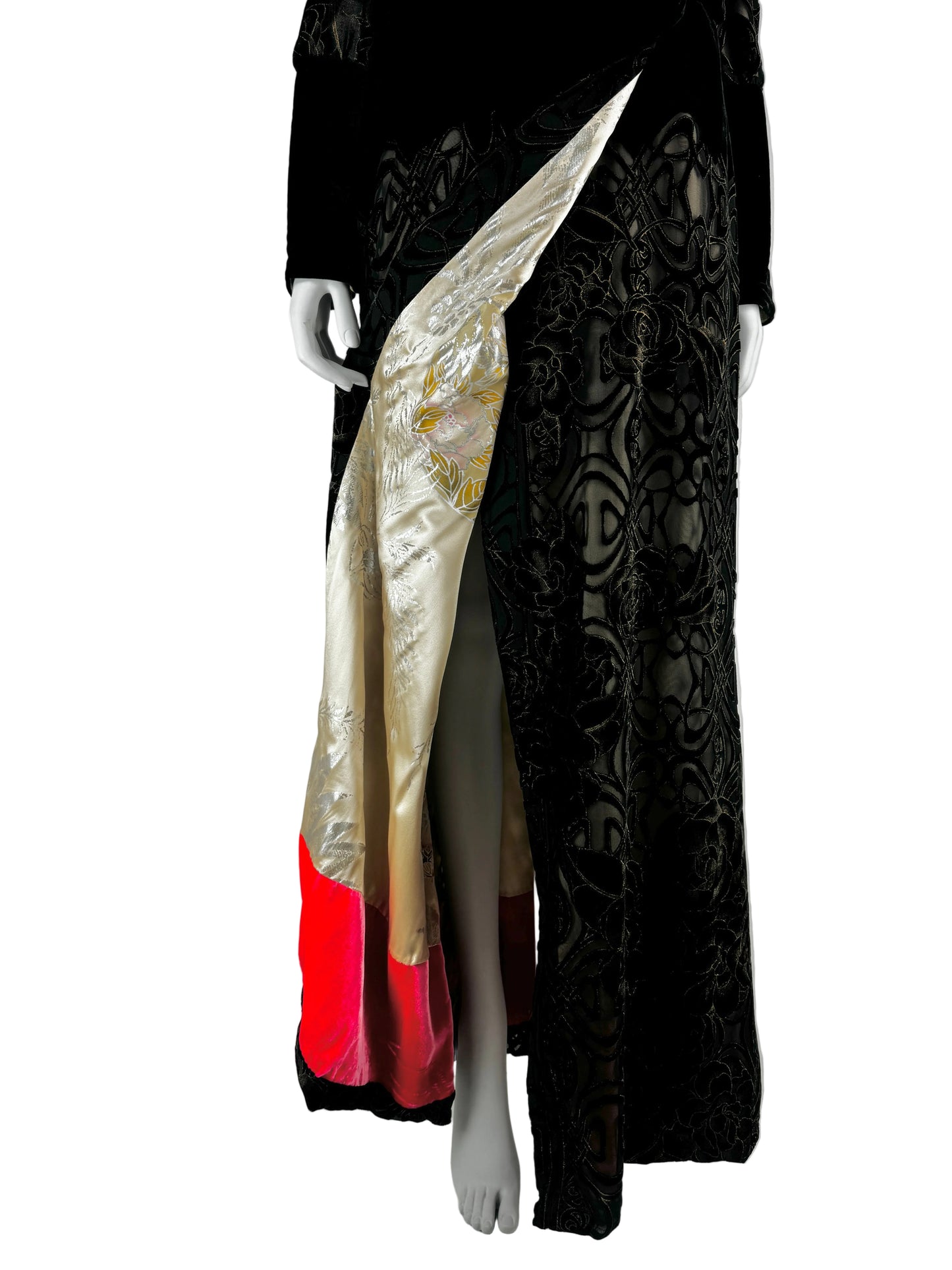 Roberto Cavalli Fall 2006 Velvet Coat / Dress
with Silk Lining