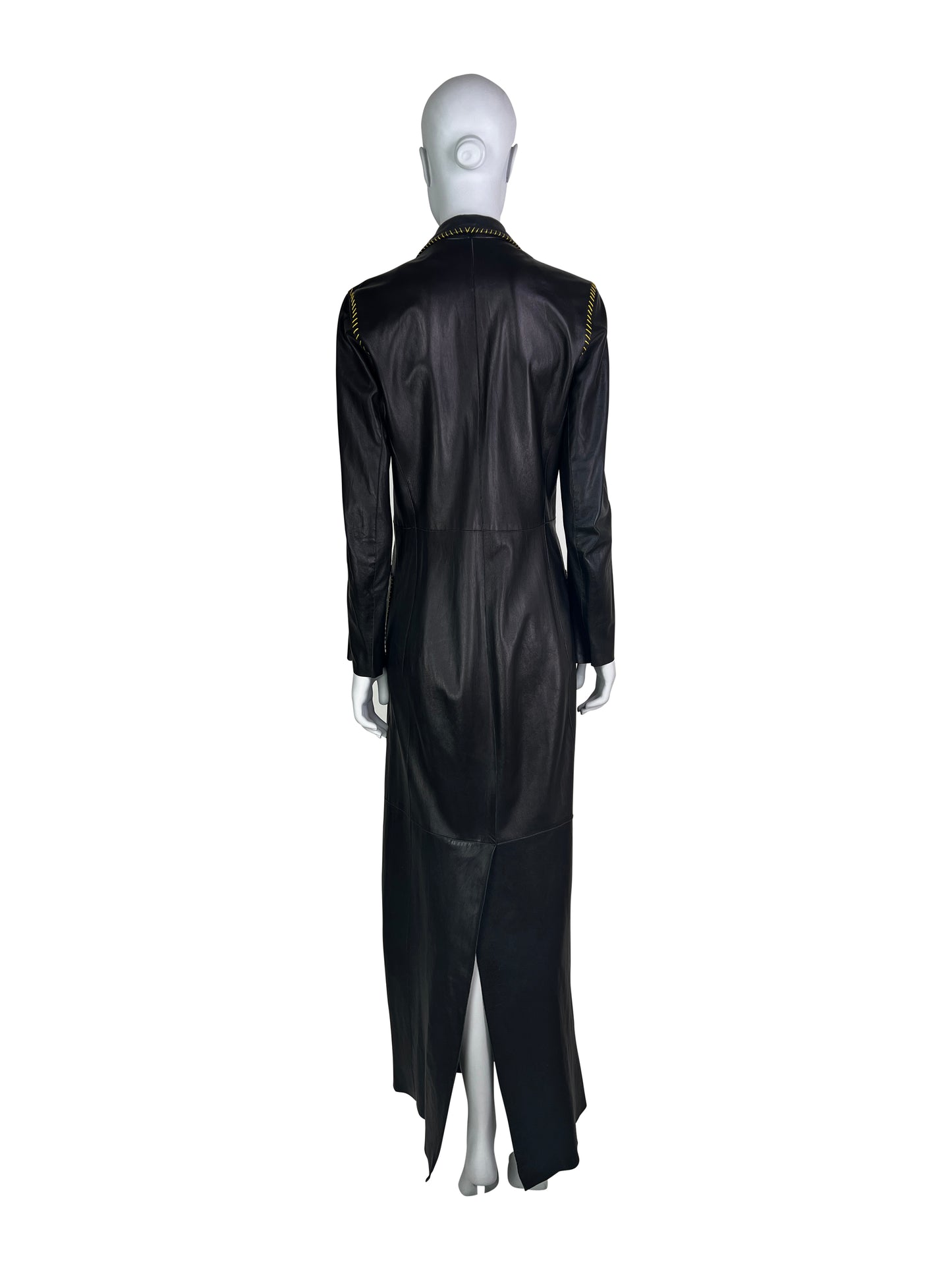 Alexander McQueen for Givenchy Spring 2000 Leather Coat