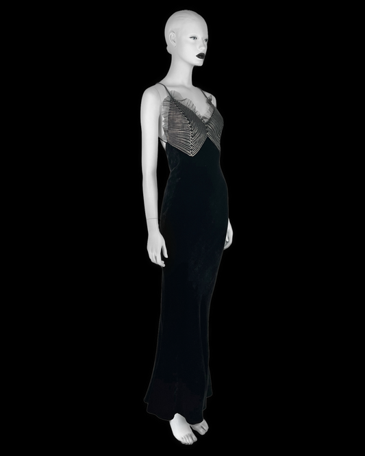 Jean-Paul Gaultier Fall 2006 Velvet Gown