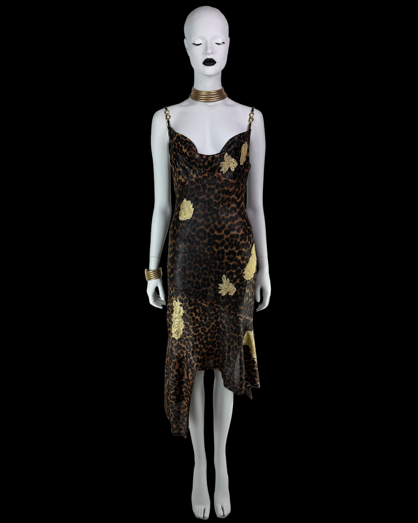 Dior by John Galliano Fall 2000 RTW Runway Leopard Slip Dress