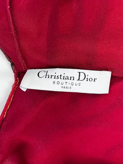 Dior by John Galliano Fall 2000 Stained Glass Bias-Cut Silk Dress