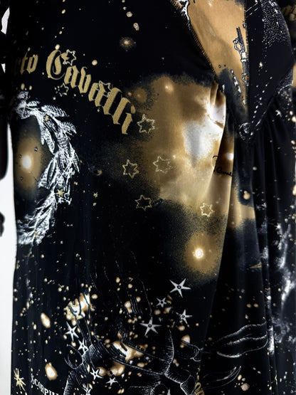 Roberto Cavalli Fall 2003 Constellation Print Dress