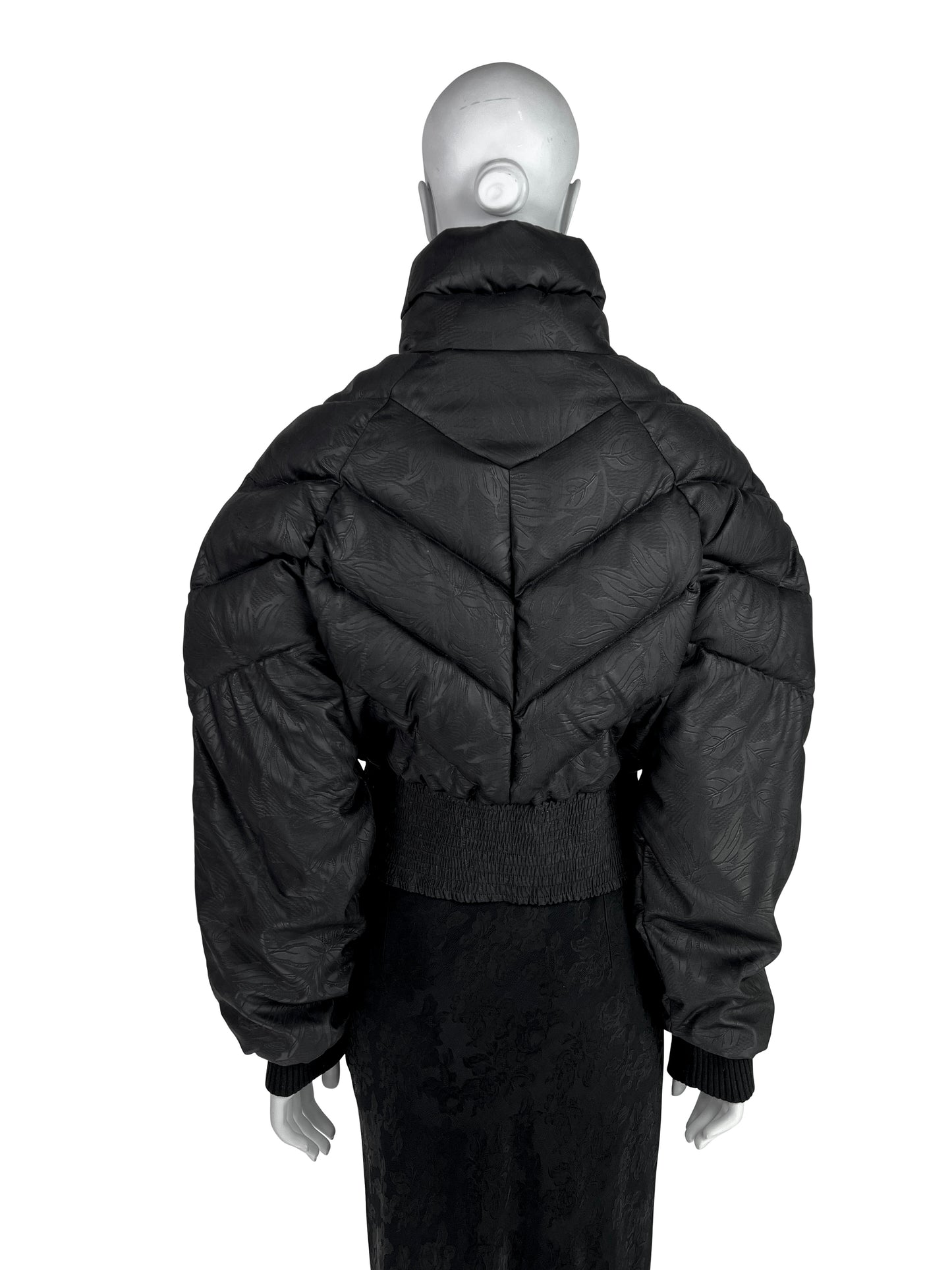 Dior by John Galliano Fall 1998 Black Down Feather Puffer Jacket