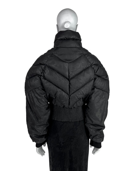 Dior by John Galliano Fall 1998 Black Down Feather Puffer Jacket