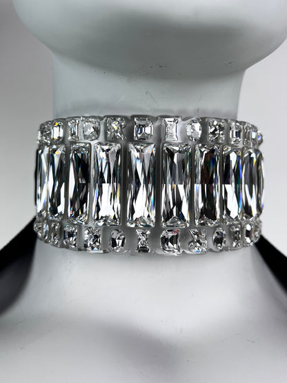 Dior by John Galliano Spring 2004 Runway Plexiglass Crystal Choker