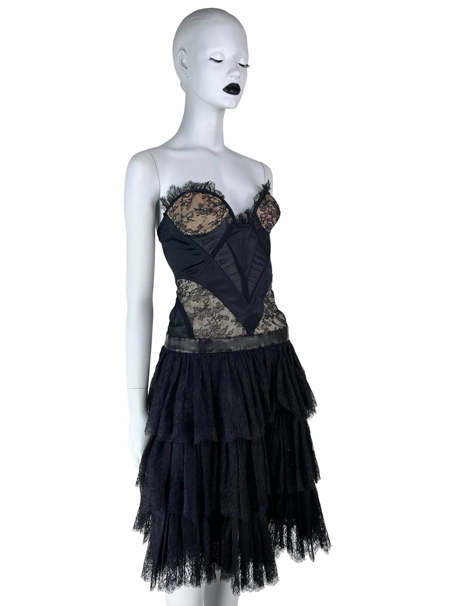 Alexander McQueen Fall 2003 Lace Corset Dress