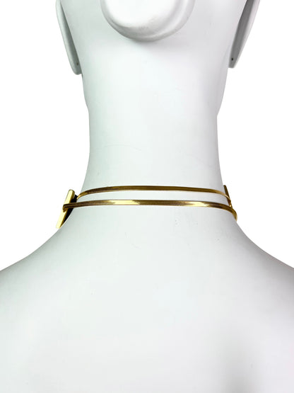 Dior by John Galliano Spring 2001 Crystal Camo Wrap Around Choker