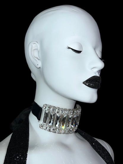Dior by John Galliano Spring 2004 Runway Plexiglass Crystal Choker