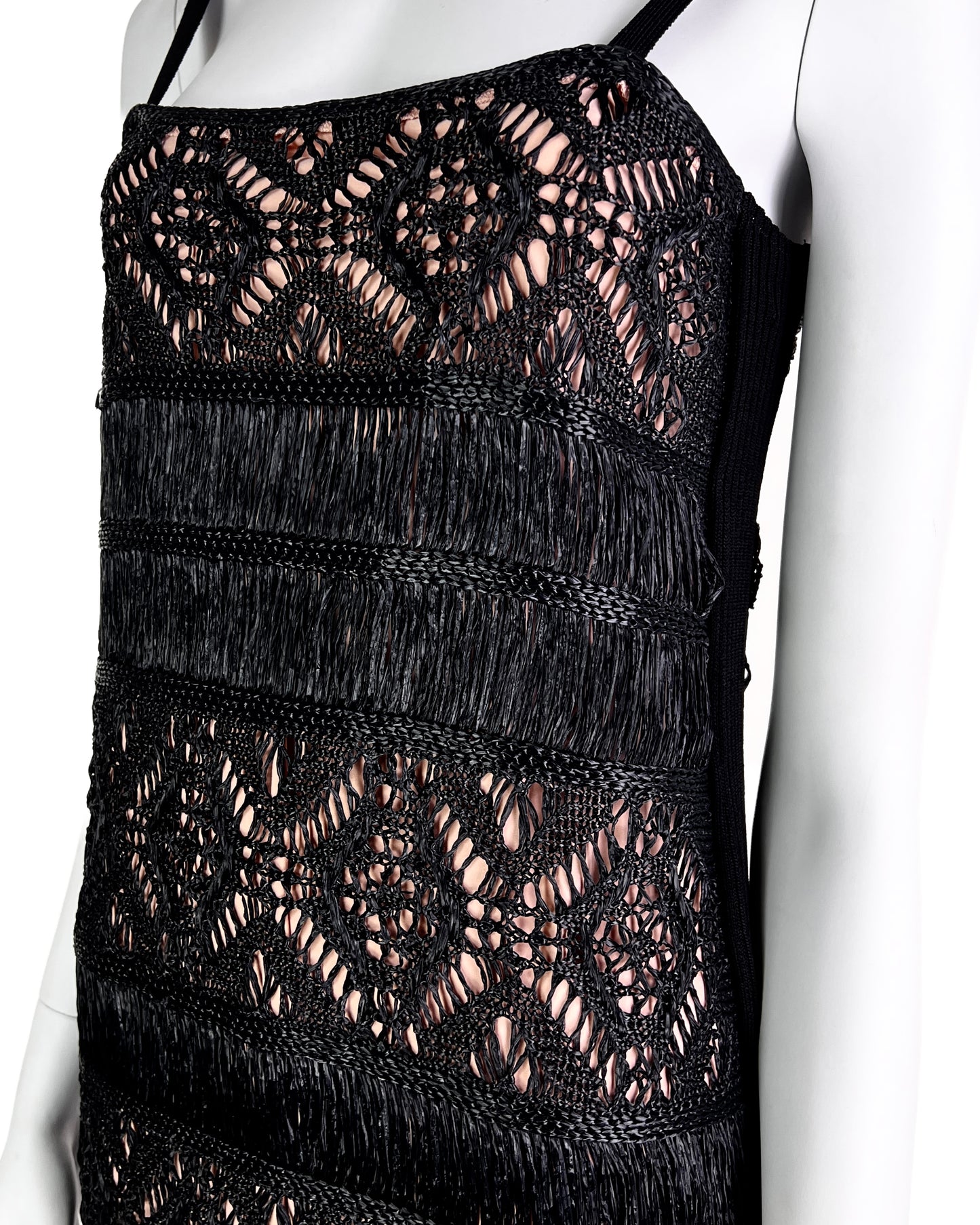 Jean-Paul Gaultier Spring 2013 Braided Raffia Dress