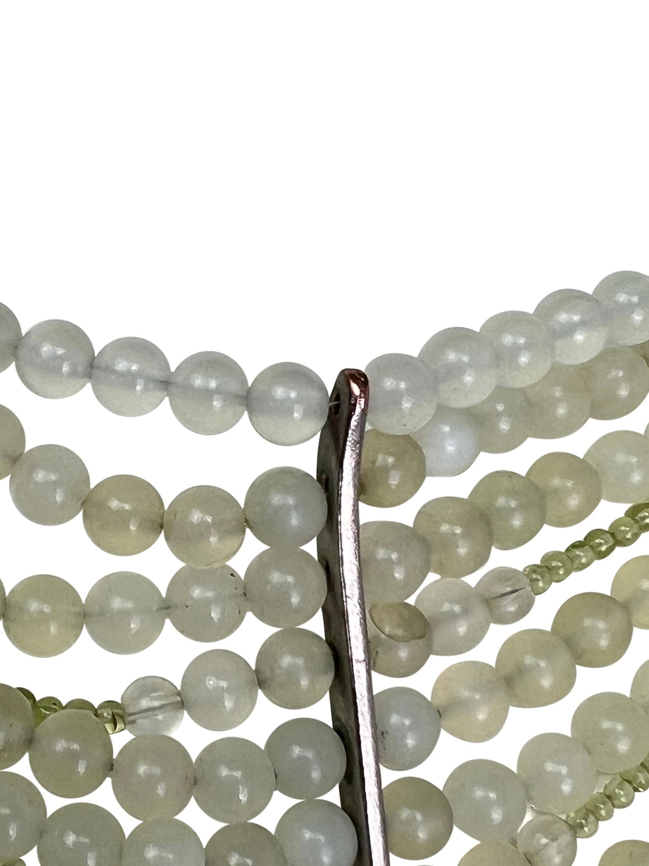 Dior Fall 1999 Maasai Natural Jade Choker Necklace