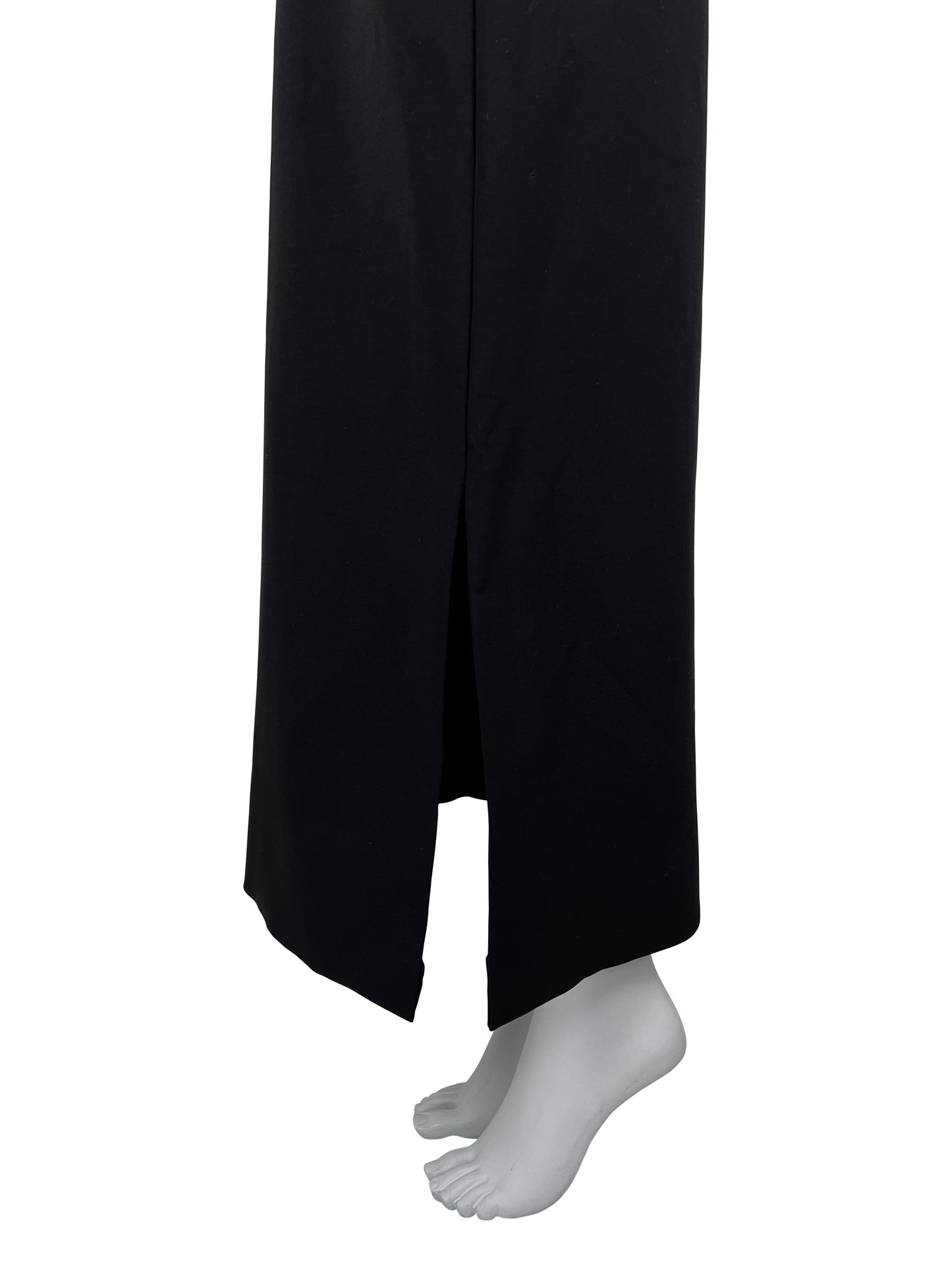 Gucci Fall 1997 G-logo Strap Evening Black Dress