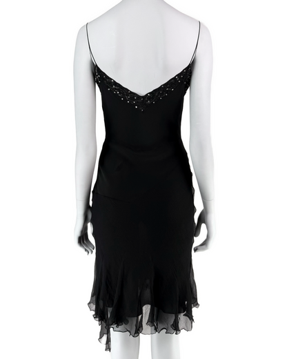 John Galliano Spring 2004 Silk Chiffon Bias-Cut Mini Dress