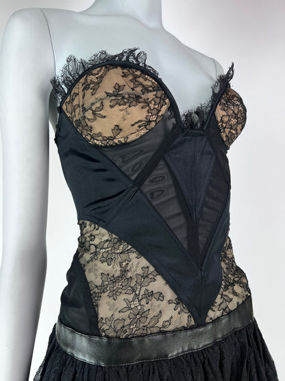 Alexander McQueen Fall 2003 Lace Corset Dress