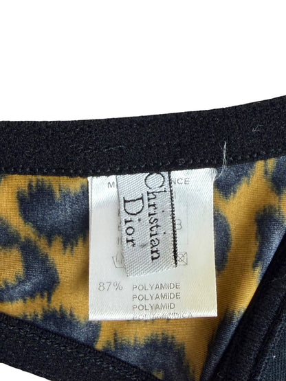 Dior by John Galliano Fall 2000 CD Logo Leopard Runway Bra