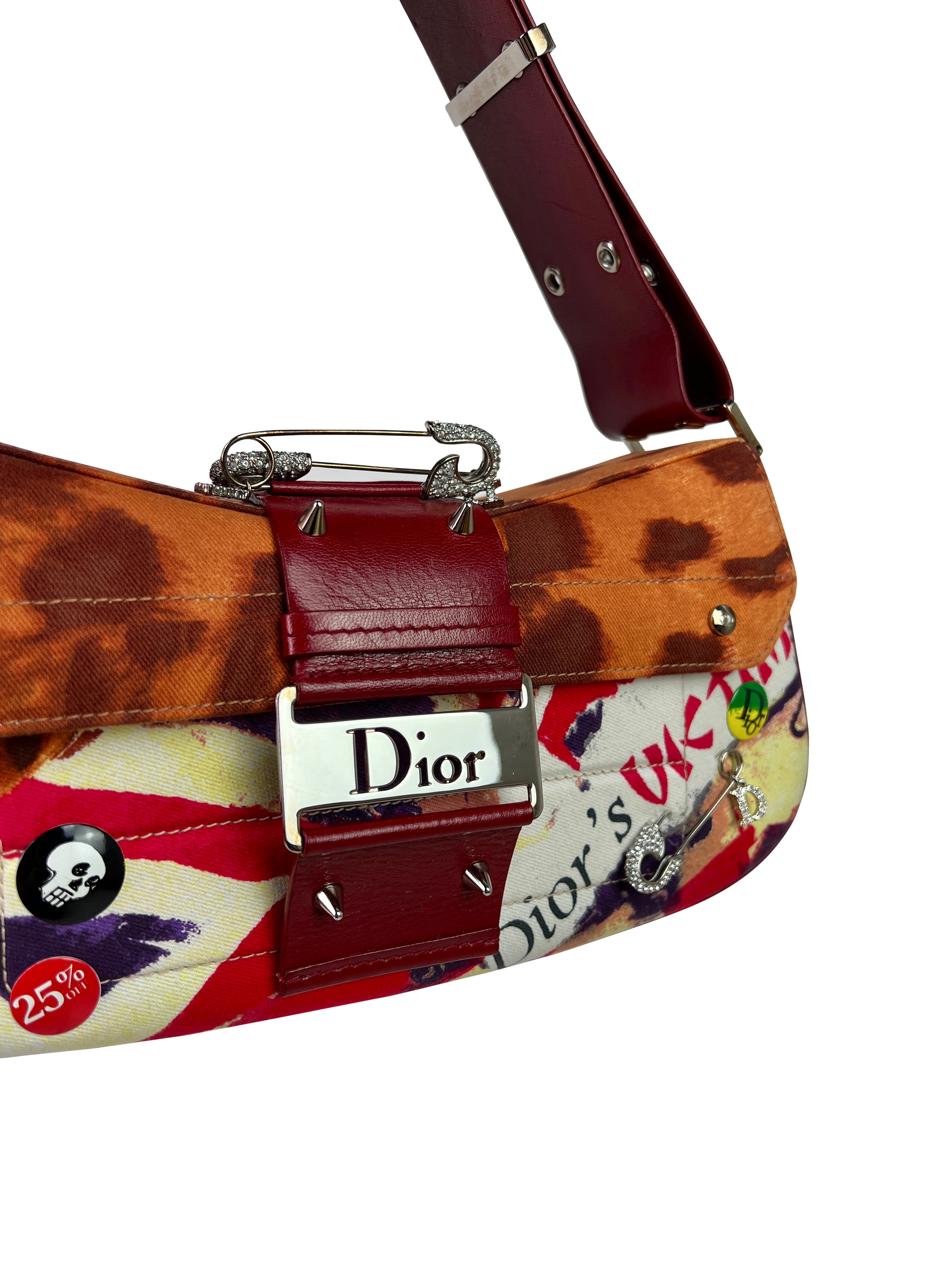 Dior Spring 2003 Limited Edition Columbus Street Chic Victim Handbag
